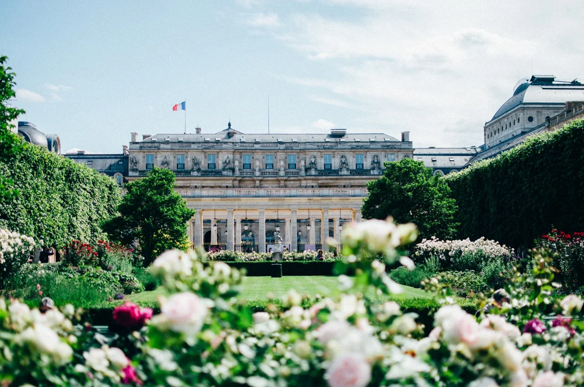 Le jardin du Palais-Royal à Paris